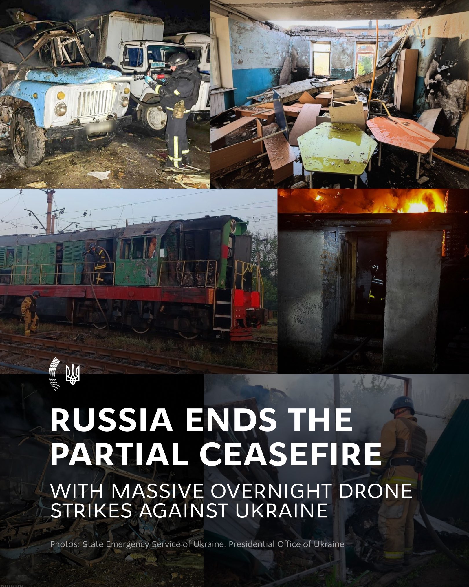 Russia ends ceasefire, launches over 200 drones across Ukraine on May 12