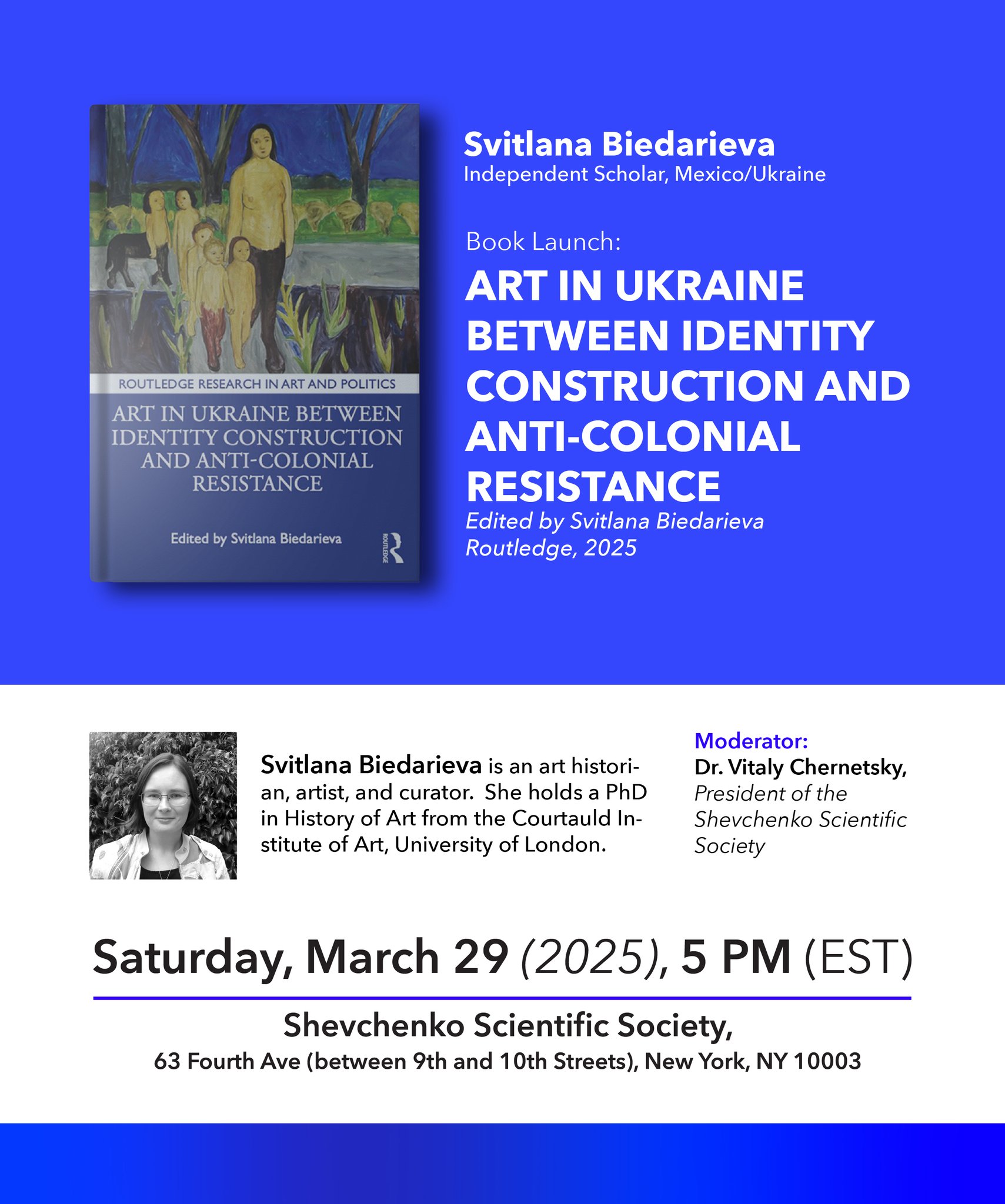 Praise for @SBiedarieva’s lecture and @globalrhizome’s platforming of Ukrainian voices
