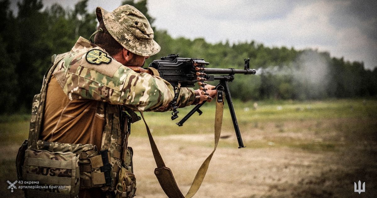 Ukrainian soldiers train to improve shooting accuracy with various weapons