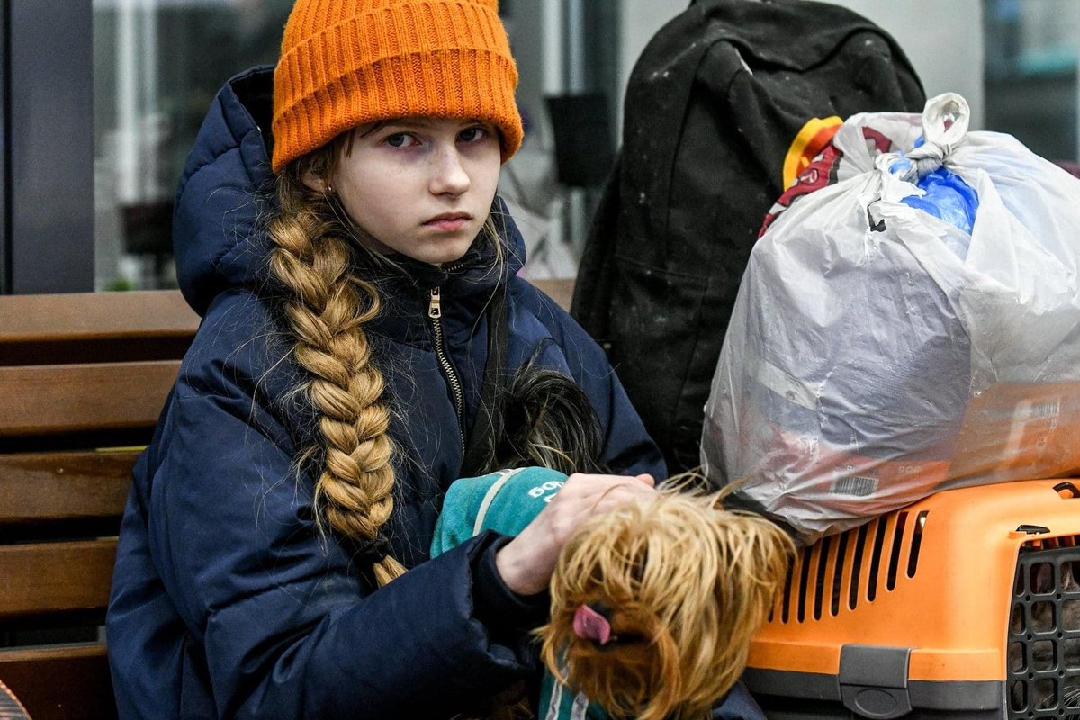 Two-thirds of Ukrainian children displaced in six weeks