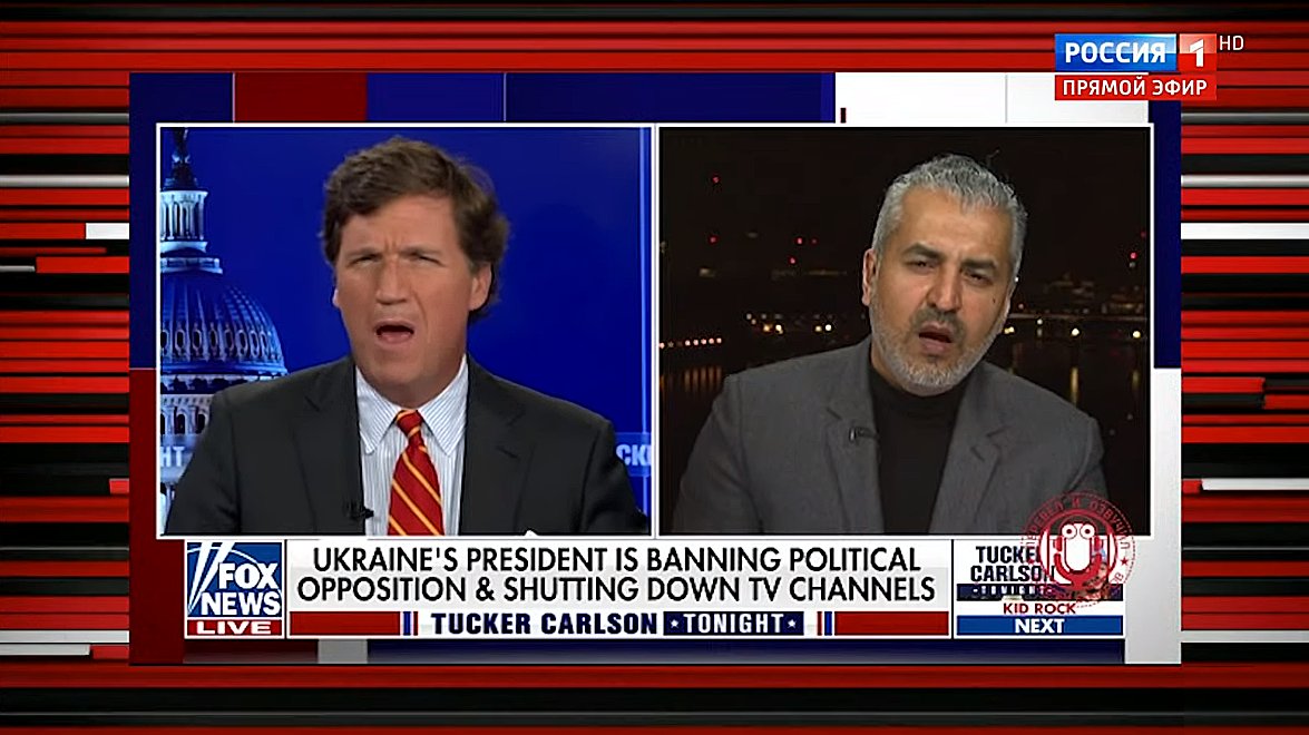 Tucker Carlson upset over Ukraine banning Russian propaganda channels