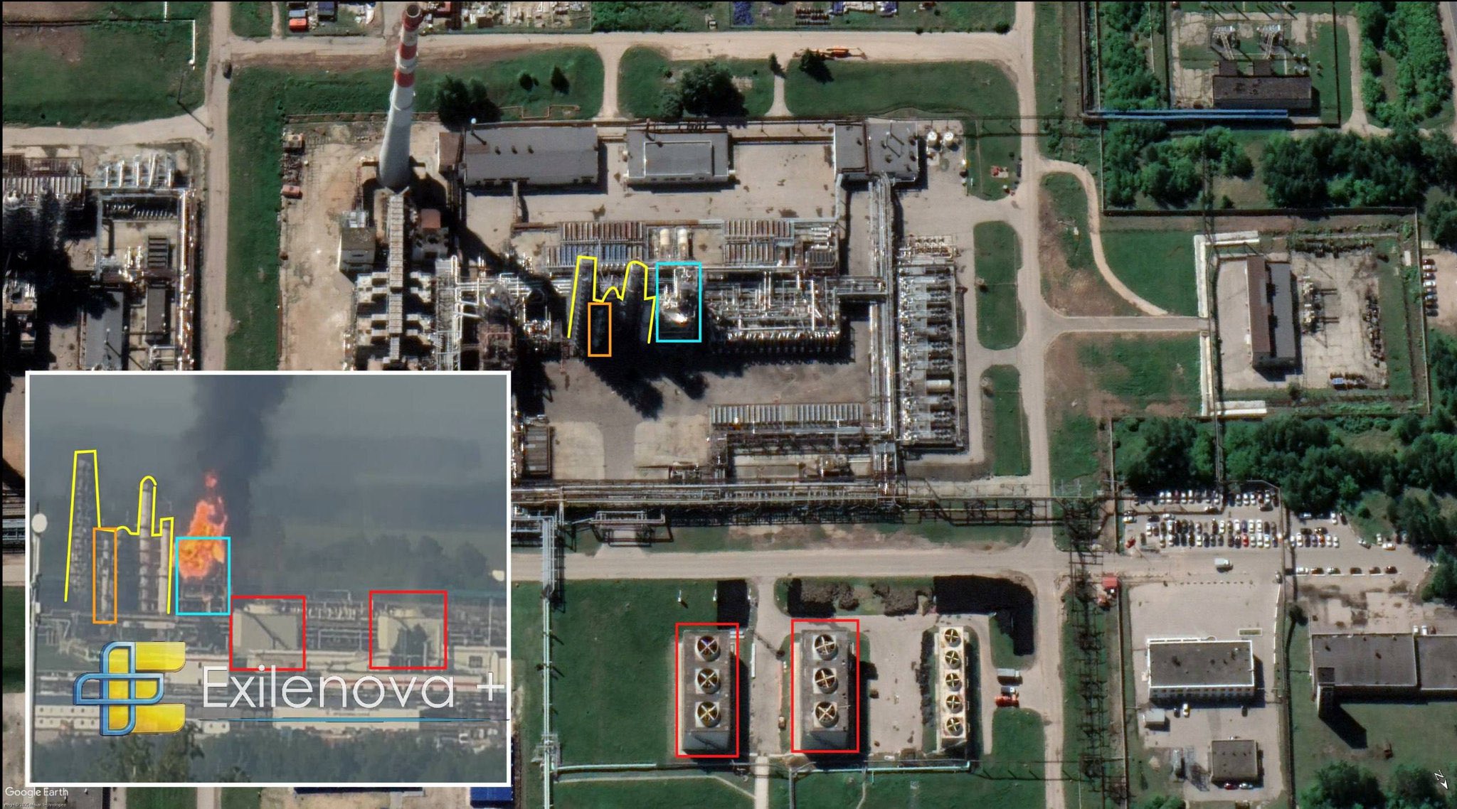 Ukraine drone strike hits Kstovo oil refinery, causing fire