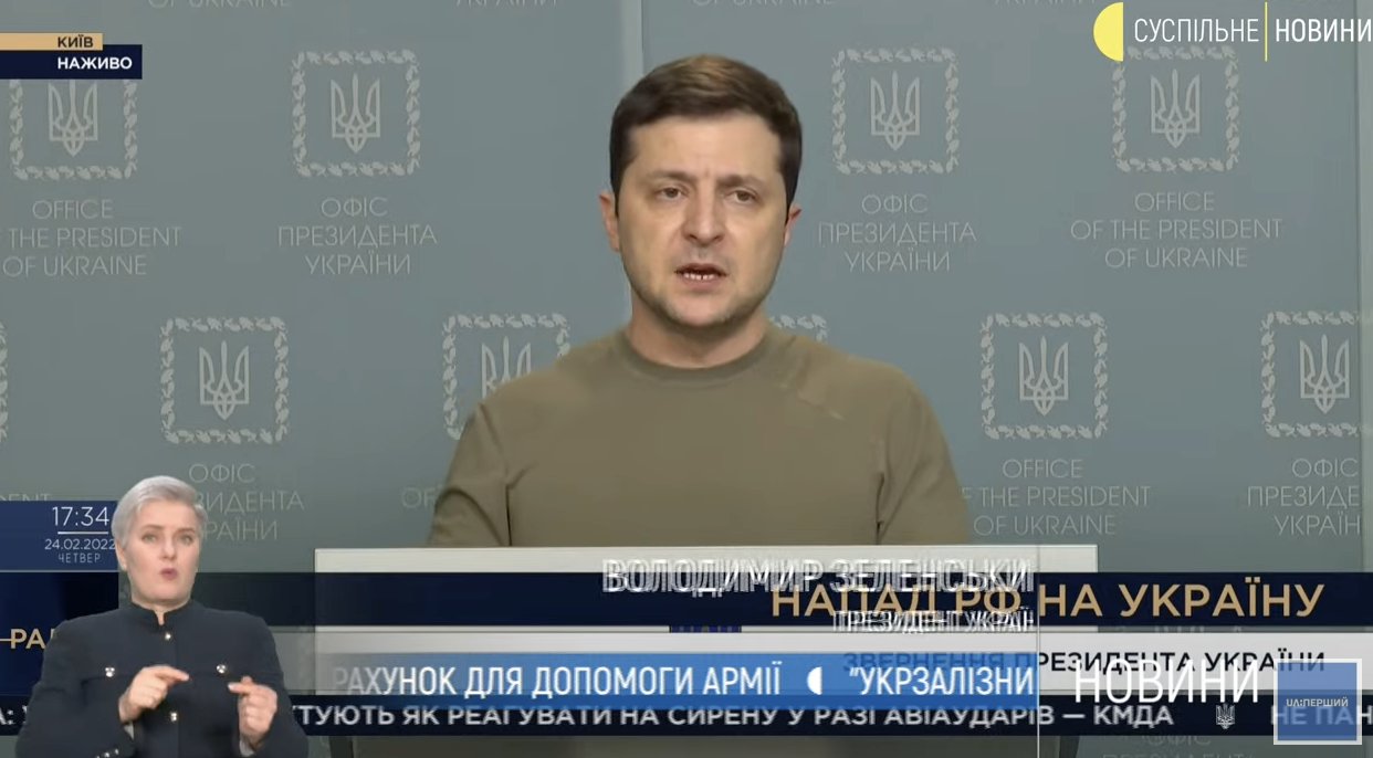 Zelenskyy urges help as Ukraine waits for sanctions 13 hours after invasion