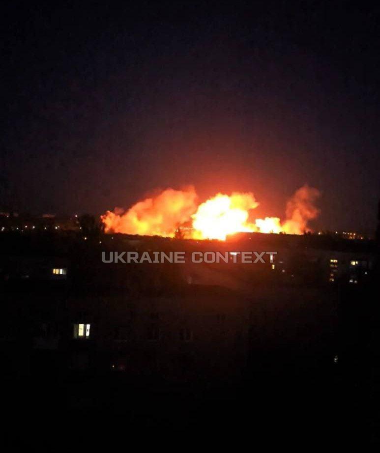Donetsk Oblast: Ukrainian missiles strike, Russian SAMs, military HQ ablaze