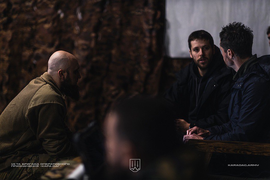 WSJ reporters visit 15th Kara-Dag Brigade frontline positions