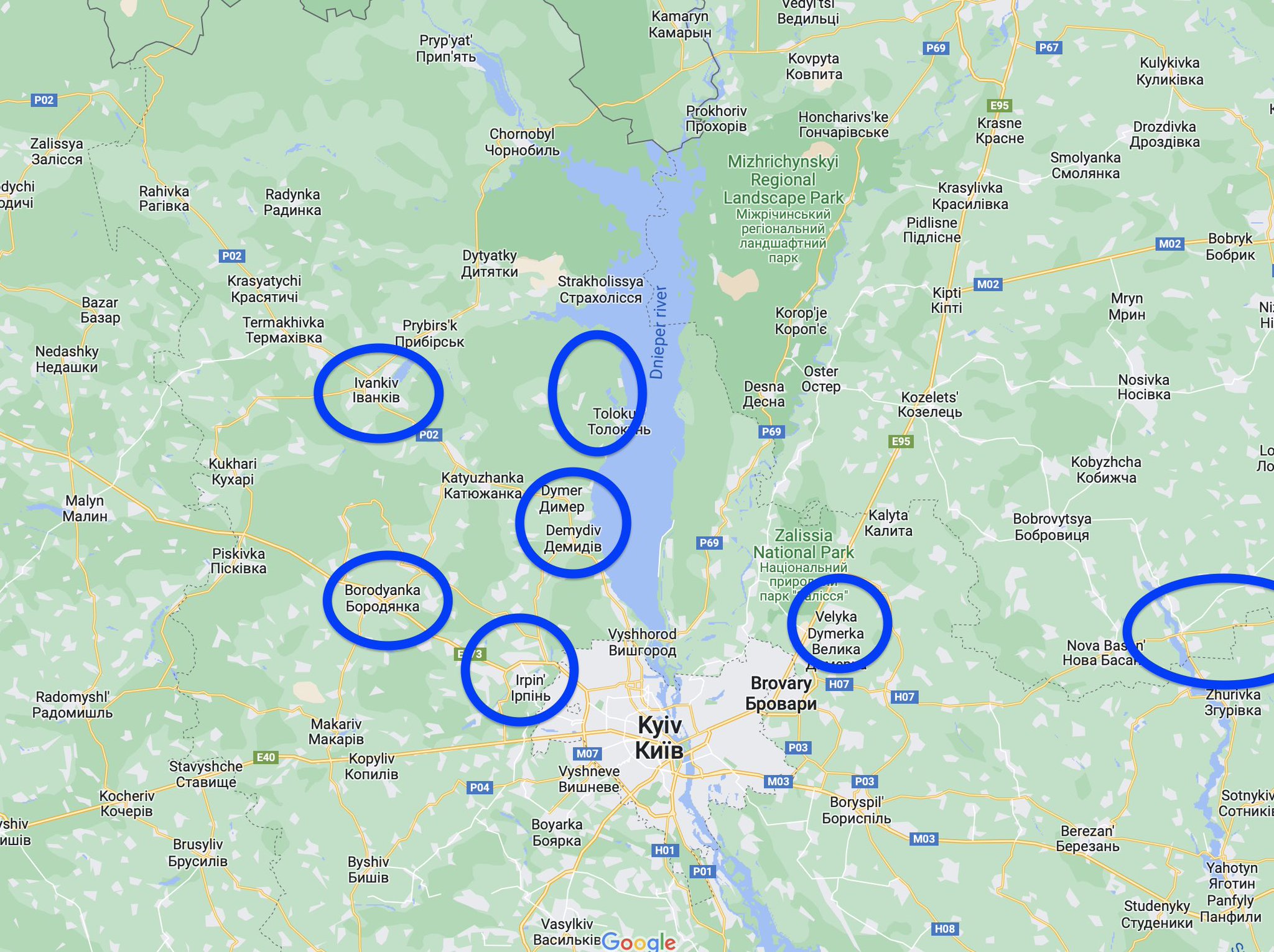 Russian forces withdrawn from Kyiv’s north, west, and east; Ukraine regains control.