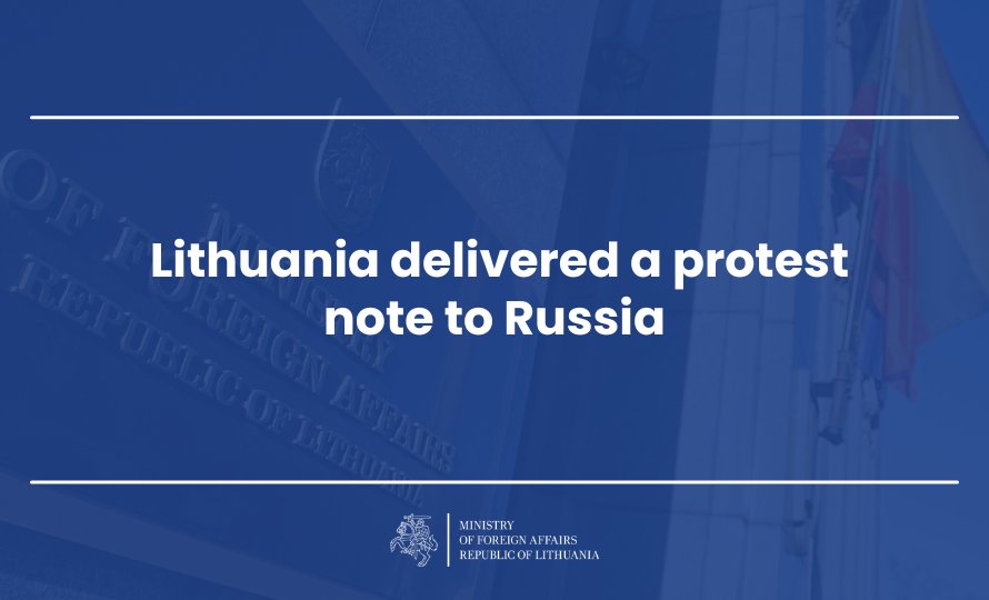 Ukraine thanks Lithuania for principled response to Russian attack