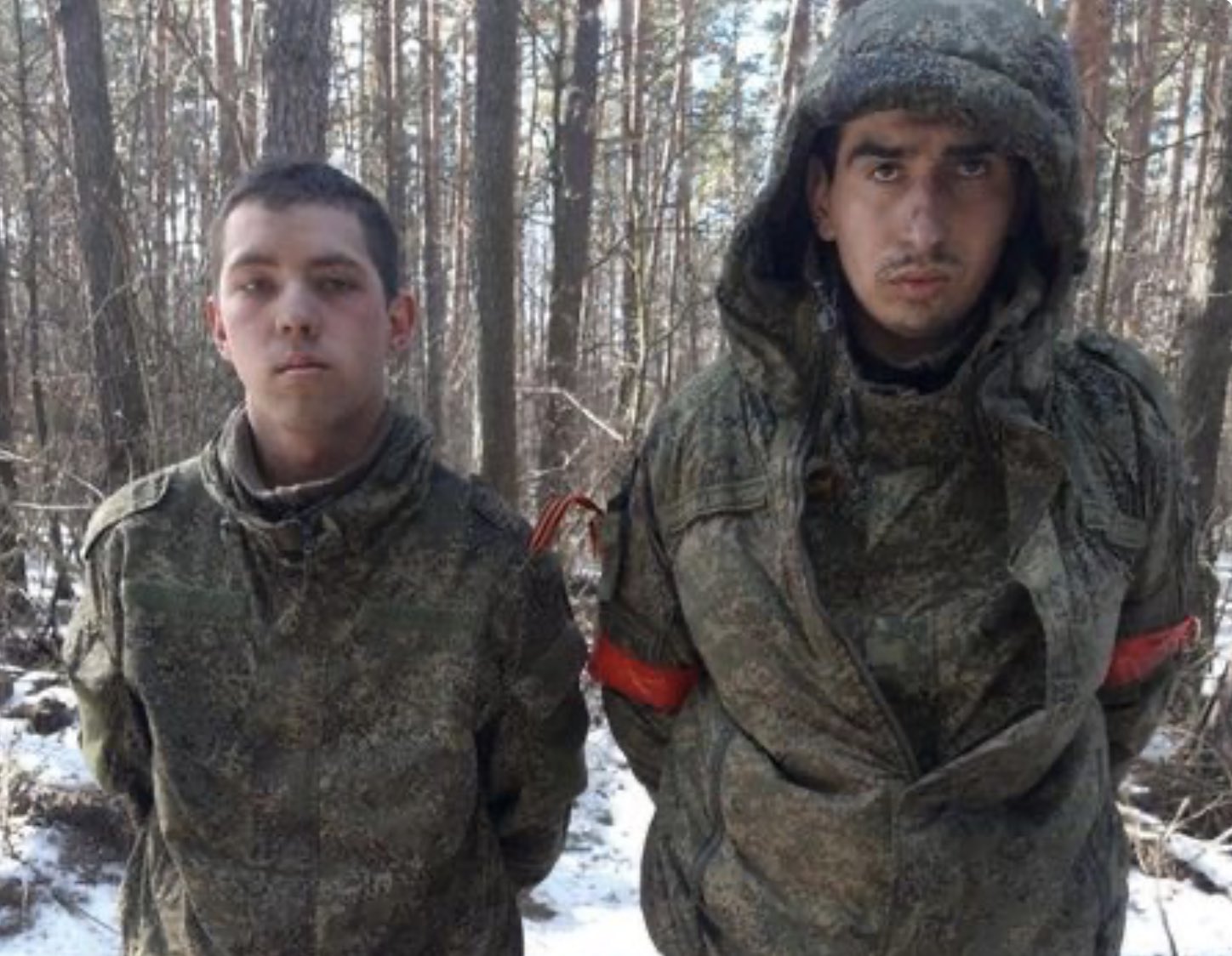 Russian prisoners of war captured by Ukraine’s 93rd Brigade