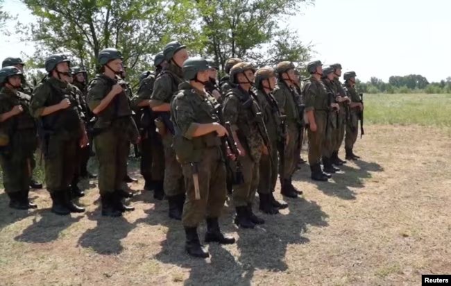 Russian conscripts from Leningrad and Moscow MD used for support