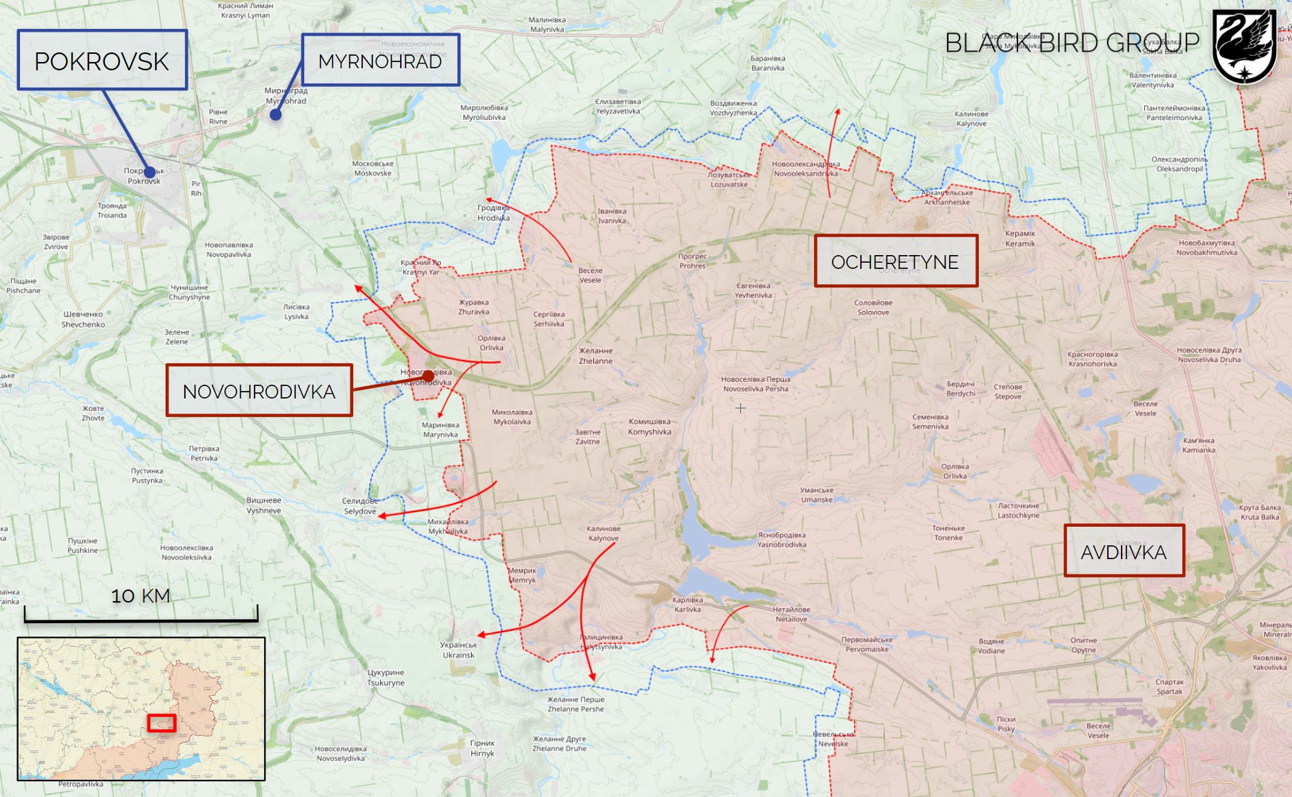 Good thread explaining situation near Pokrovsk by @emilkastehelmi
