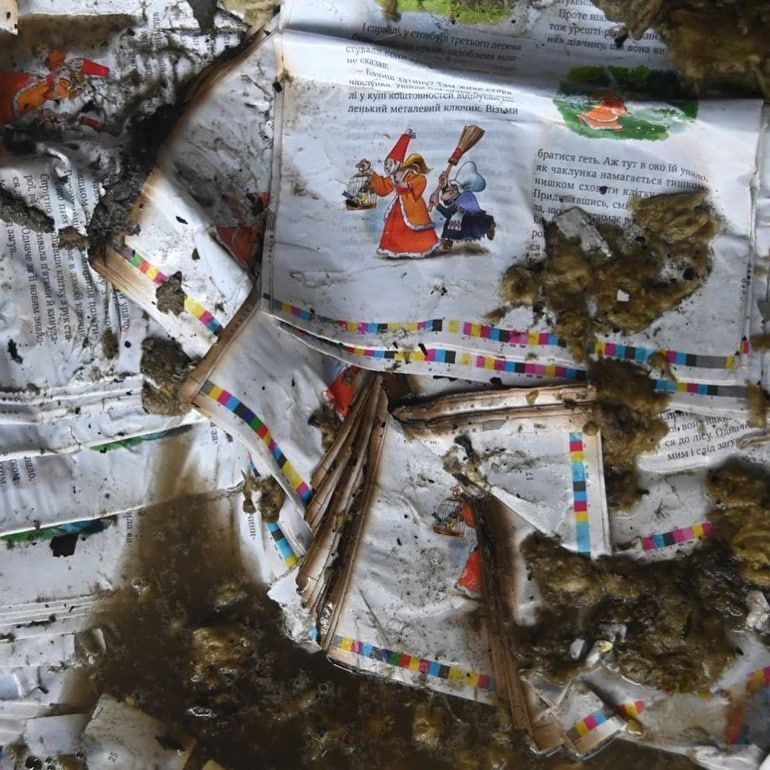 Russian missile destroys 50,000 books, kills 7 at Kharkiv printing house