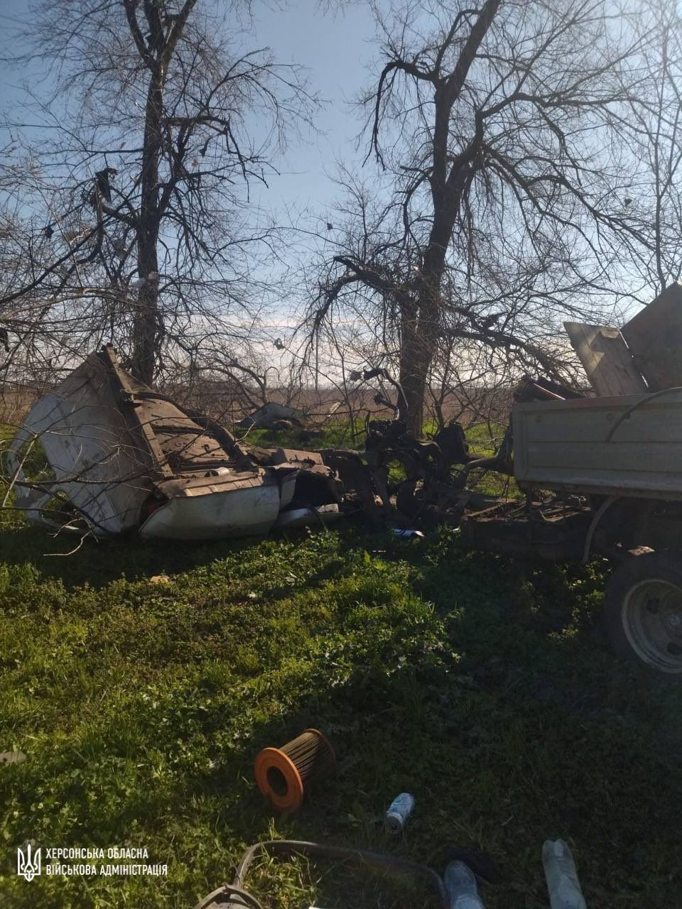 Reconstruction crew struck while helping rebuild village