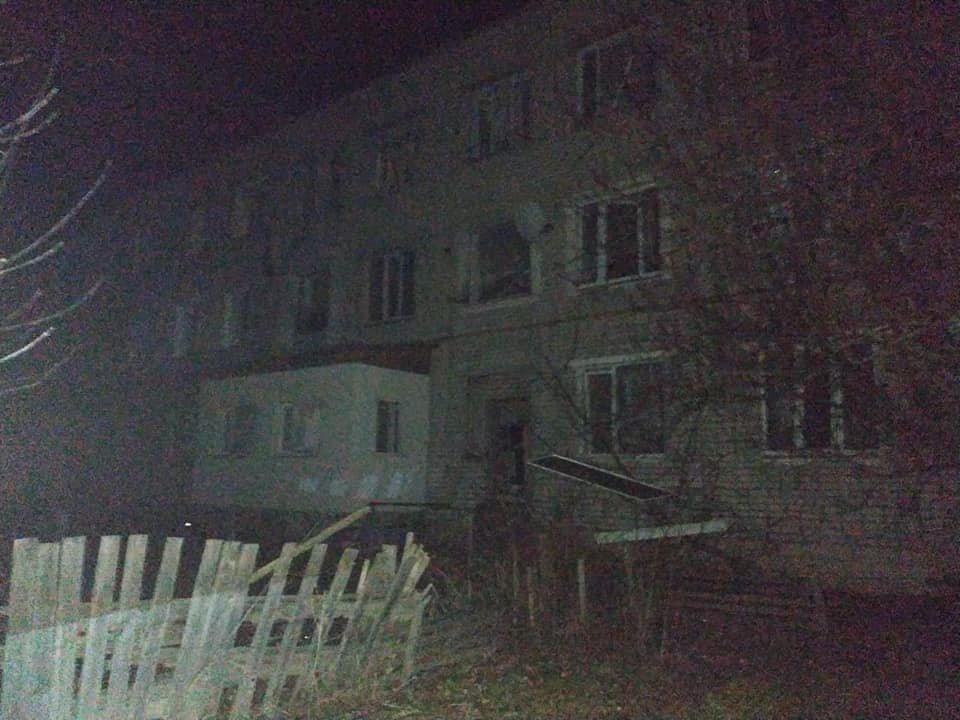 Explosion and damage from Russian raids in Zhytomyr