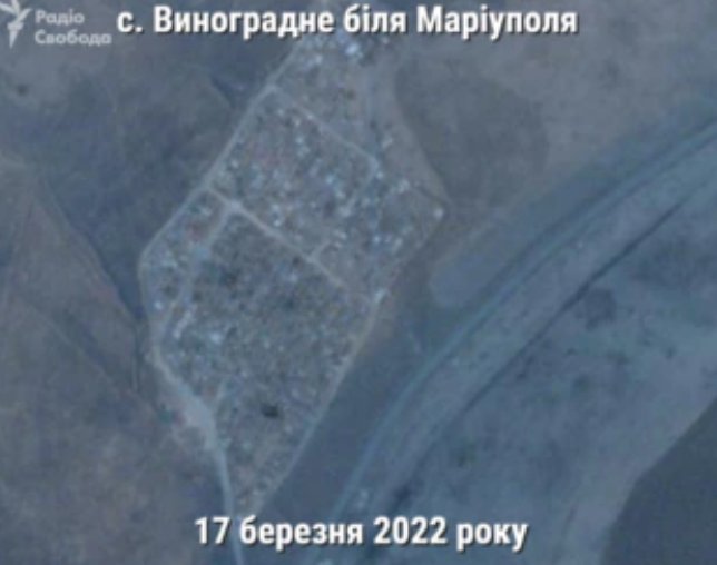 Mass grave near Mariupol uncovered