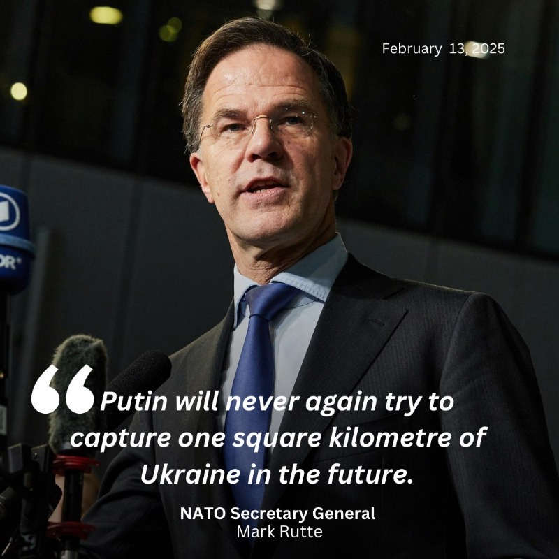 Mark Rutte urges continued military support for Ukraine