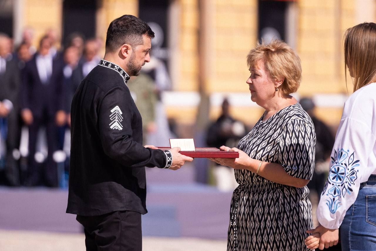 Zelenskyy at Kyiv’s Saint Sophia Cathedral for Independence Day