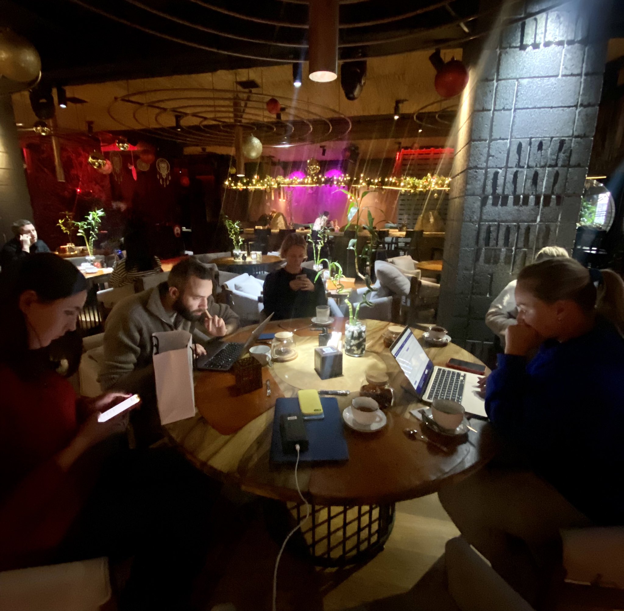 Morning attacks strand in Lviv hotel, unstable internet used for work