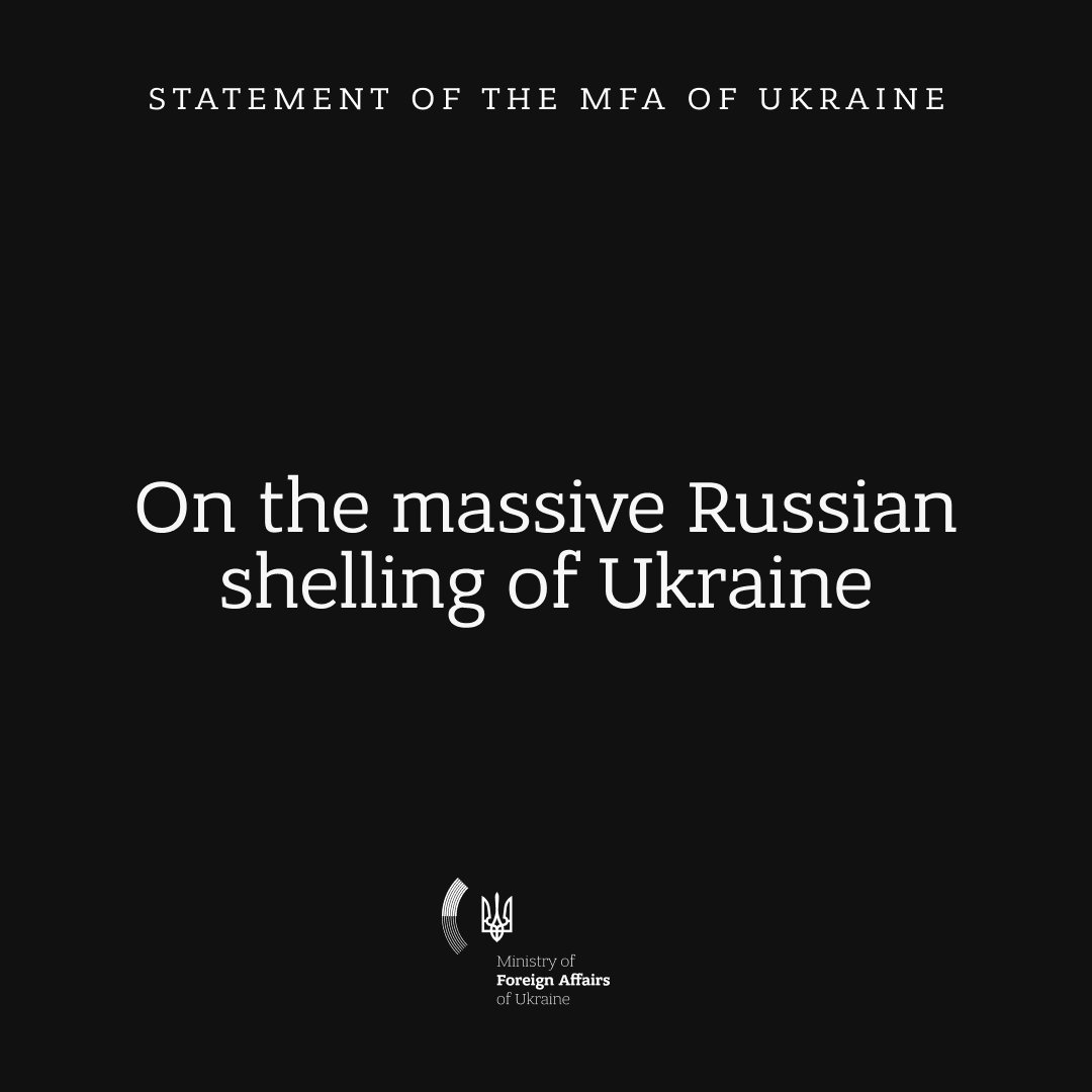 Ukraine FM condemns Russia’s mass terror attack