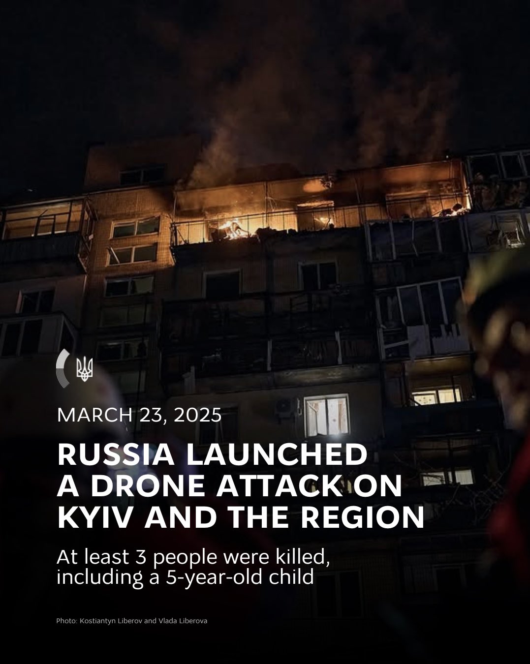Russian drone strike kills father and daughter, injures baby in Kyiv