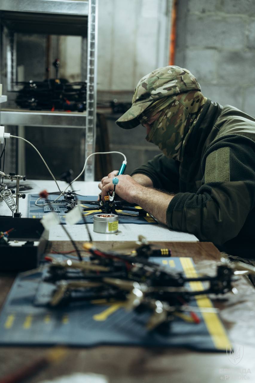 Drone warfare and front-line workshops in Ukraine