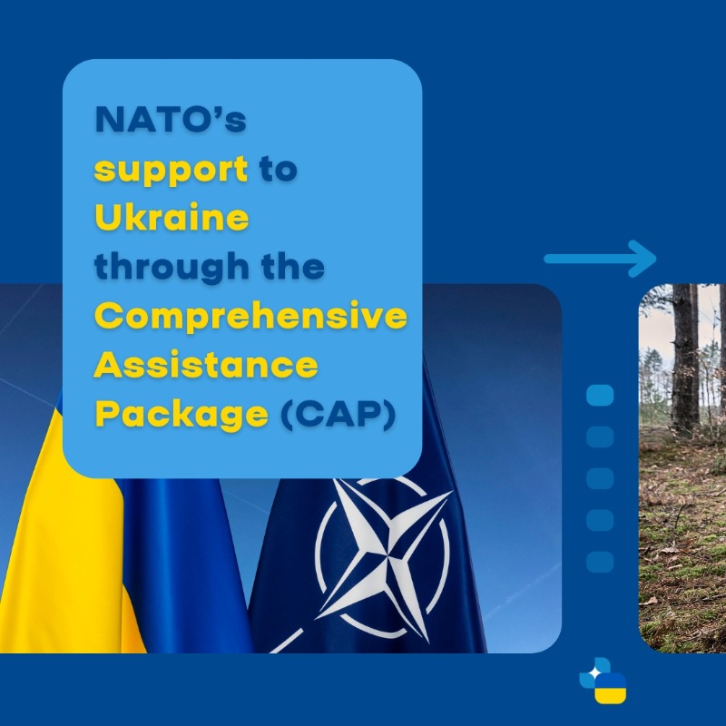 NATO’s Comprehensive Assistance Package for Ukraine includes non-lethal aid and long-term support