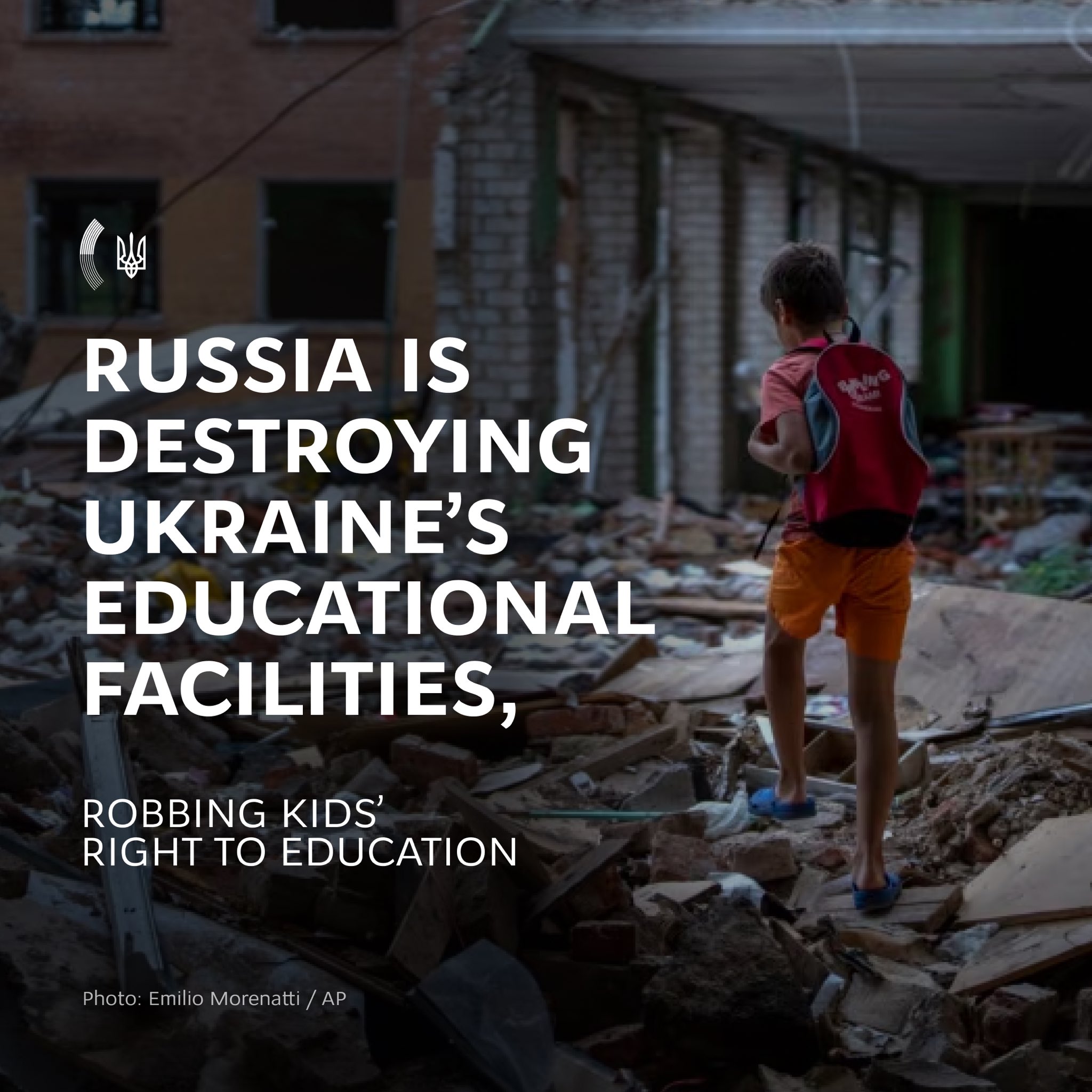 Russia destroys Ukraine’s education and children