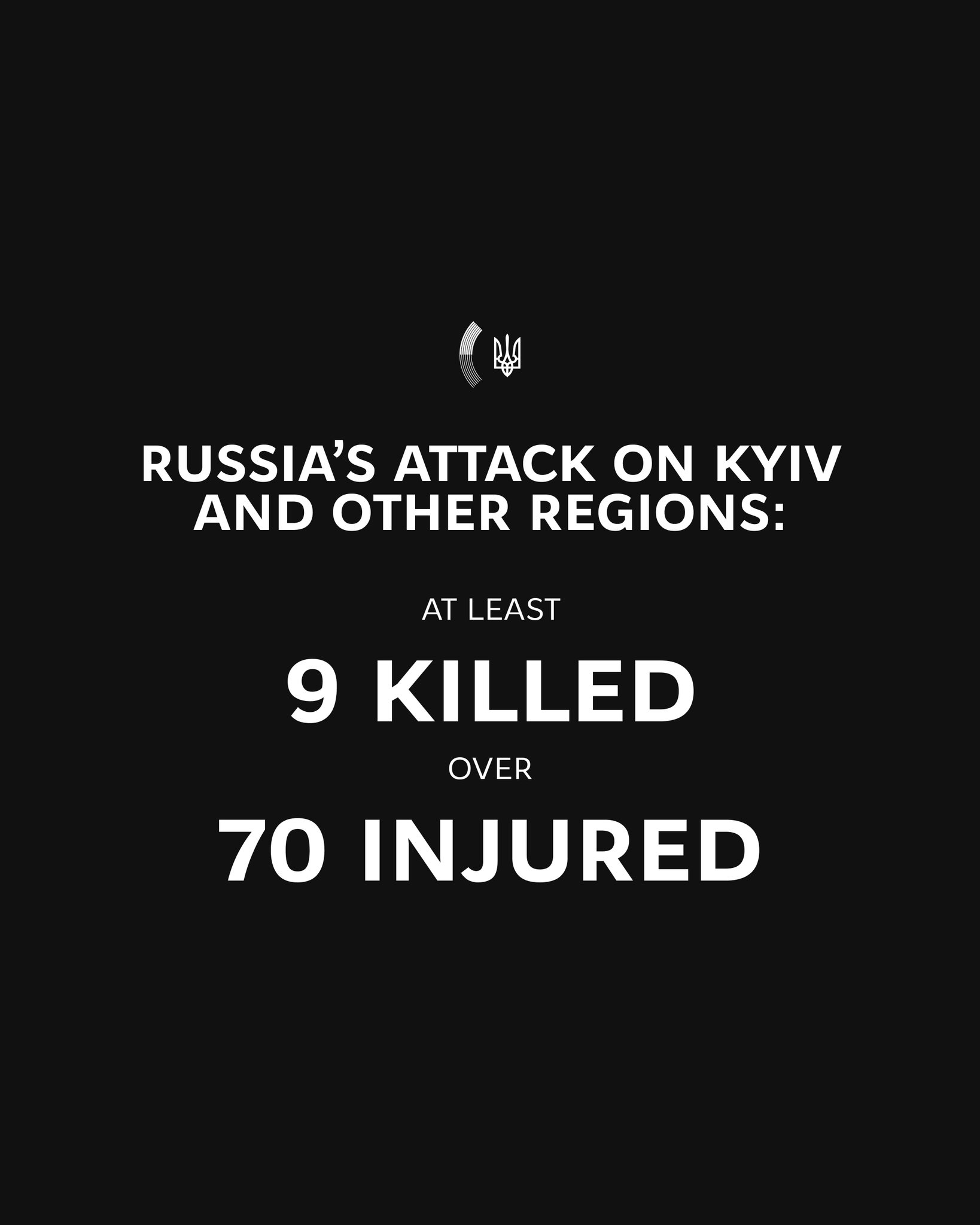 Russia attacks Kyiv and 9 Ukrainian regions
