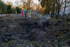 Russia strikes random civilian targets including playgrounds in Ukraine
