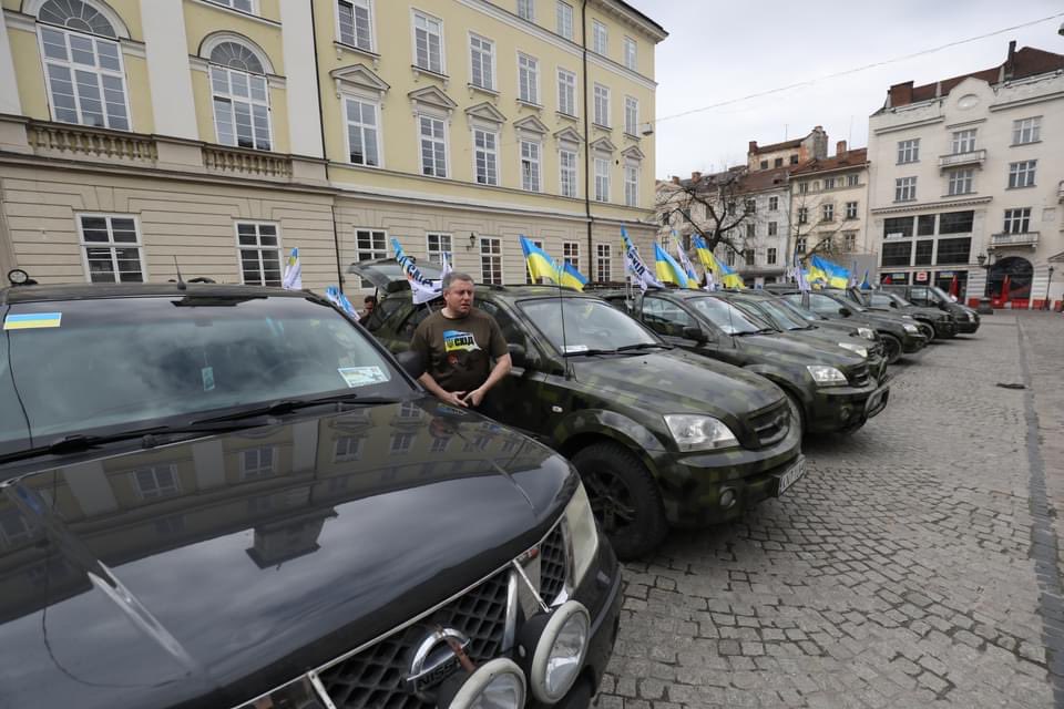 30 Cars Shipped to Frontlines, Funds and Cars Needed