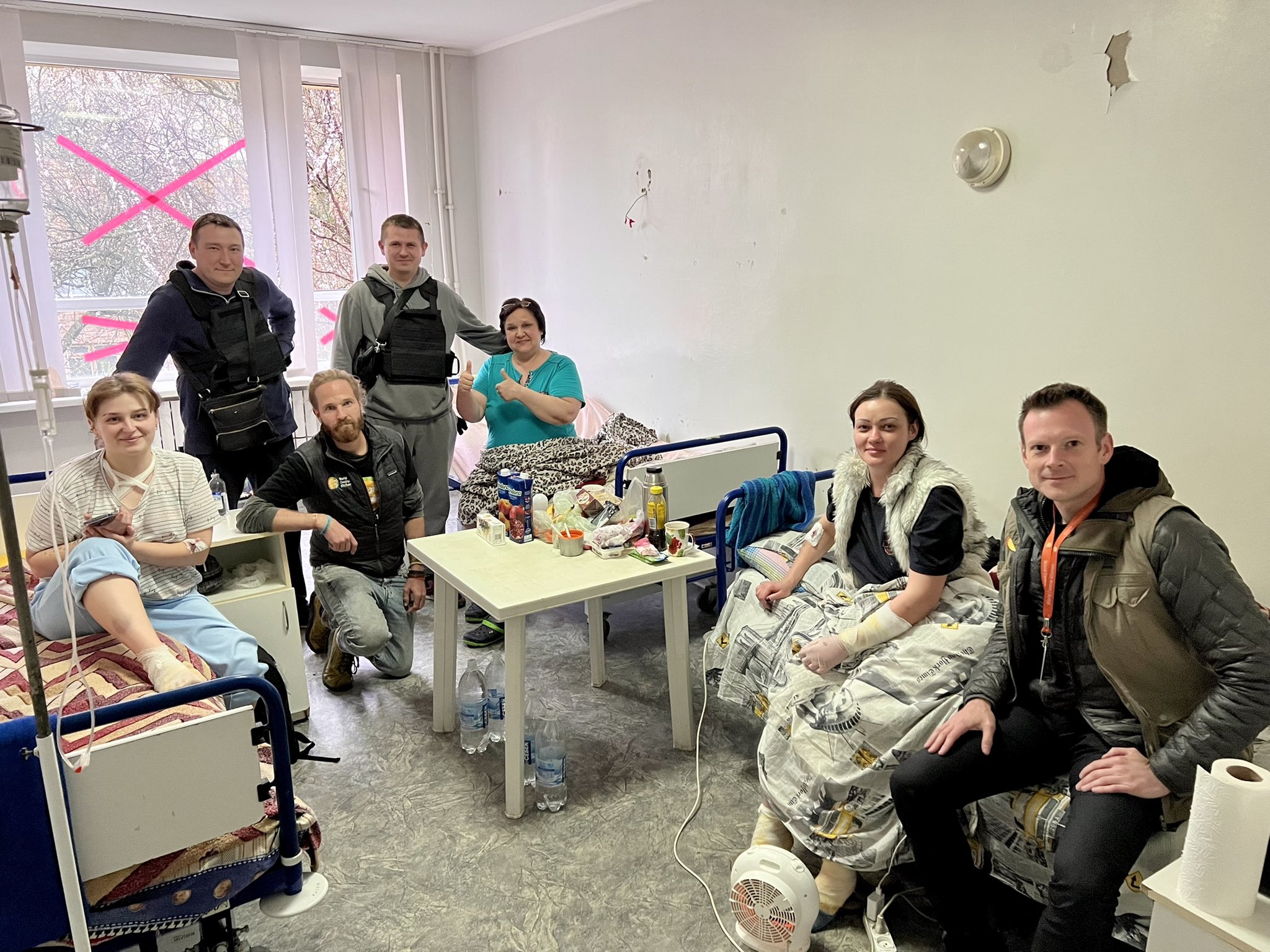 Three Brave Staff from Yaposhka Recovering After Missile Attack