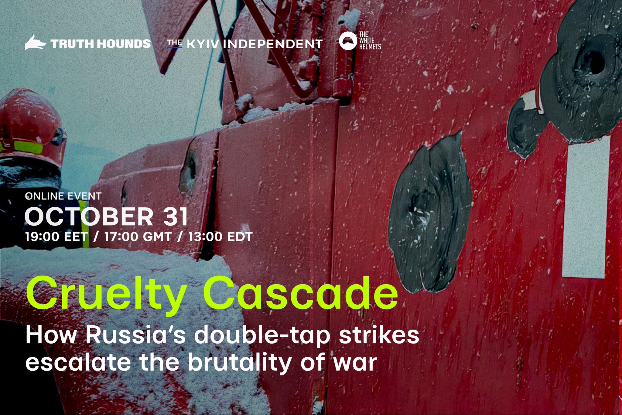 Kyiv Independent and Truth Hounds to discuss Russia’s double-tap attacks