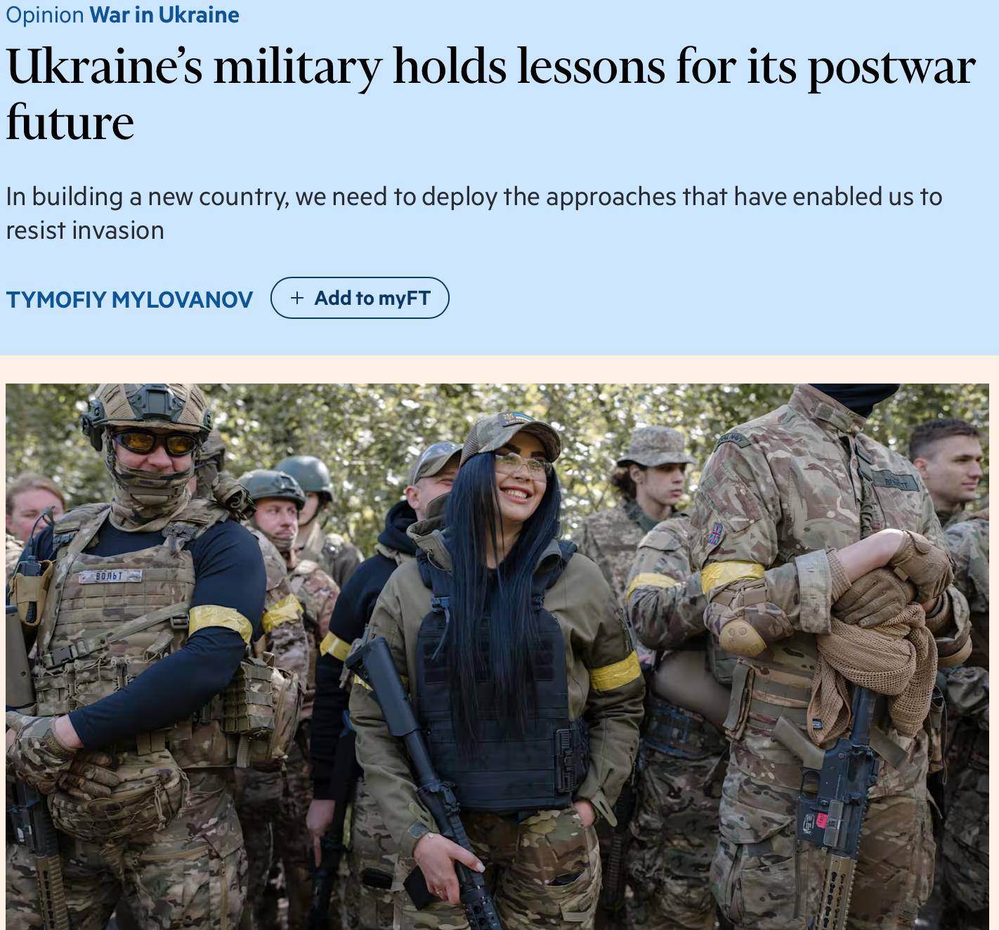 Ukraine’s startup military culture must scale across the state
