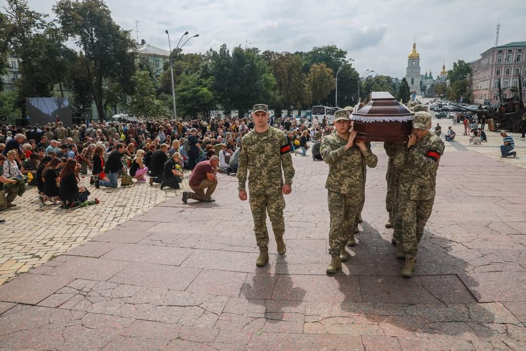 An ordinary day in an ordinary war: Kyiv honors fallen soldiers and civilians.