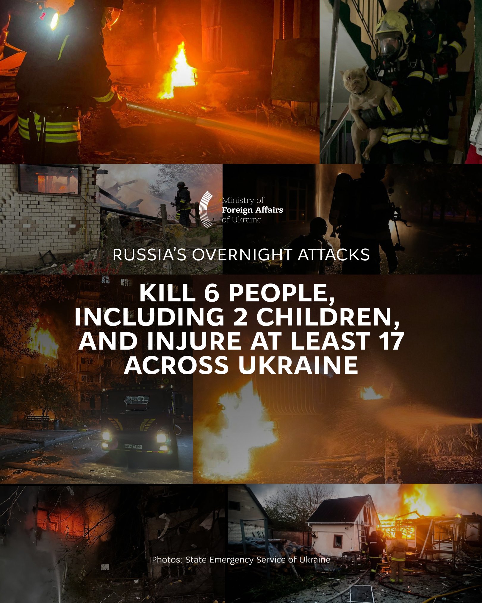 Russian strikes kill three in Kyiv region including two children