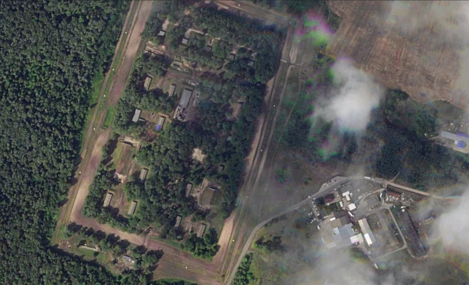 Satellite Images Confirm Ukrainian Strikes on Kursk Military Warehouses