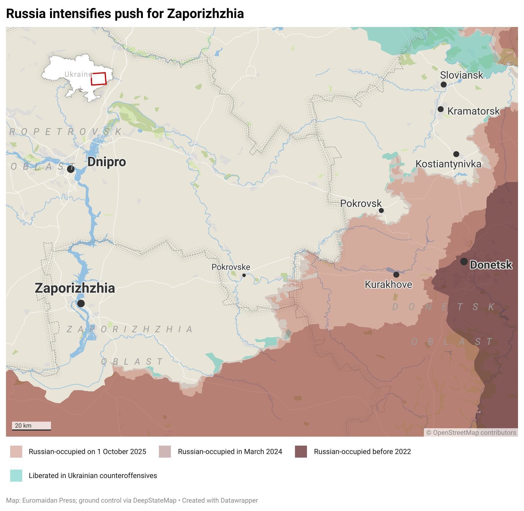 Russie déplace 25 000 soldats vers Pokrovsk
