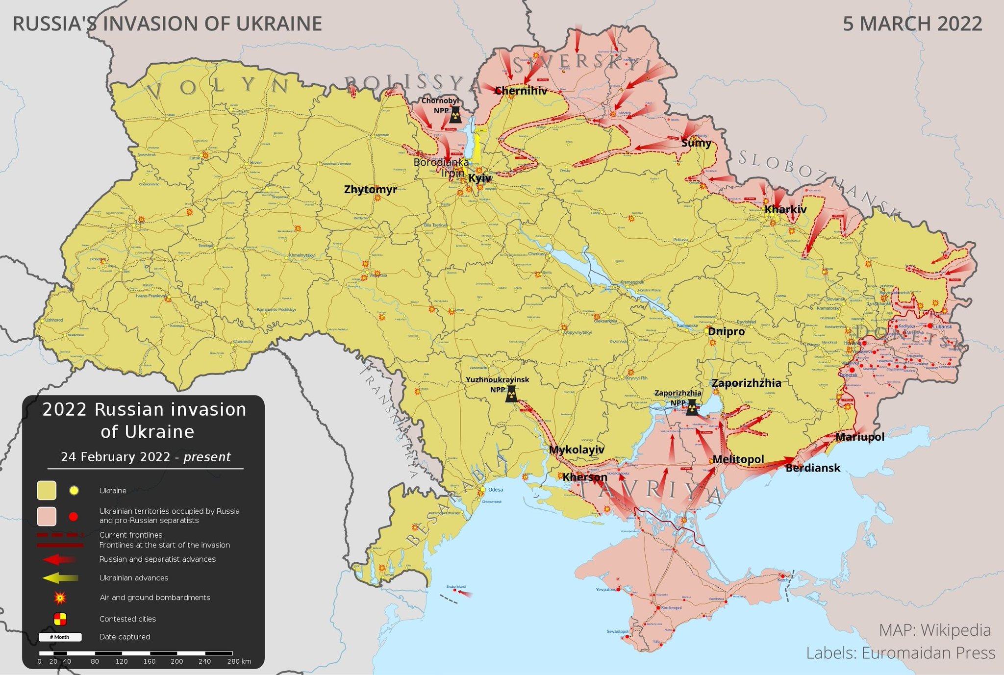 Russian offensive paused, preparing for new assault, map added