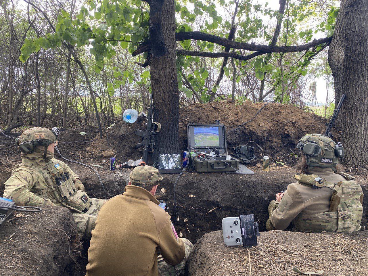 Ukrainian Omega unit drone strike operations in Kharkiv region