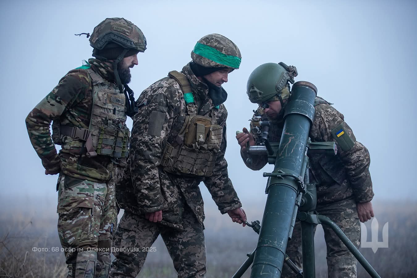 Mortar crews training: precision and coordination for enemy target destruction