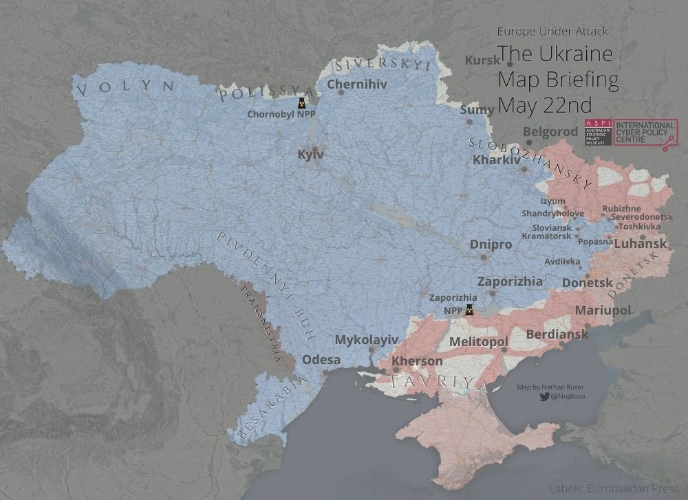 Ukraine halts Russian advance near Popasna, Russia still tries to encircle Sievierodonetsk