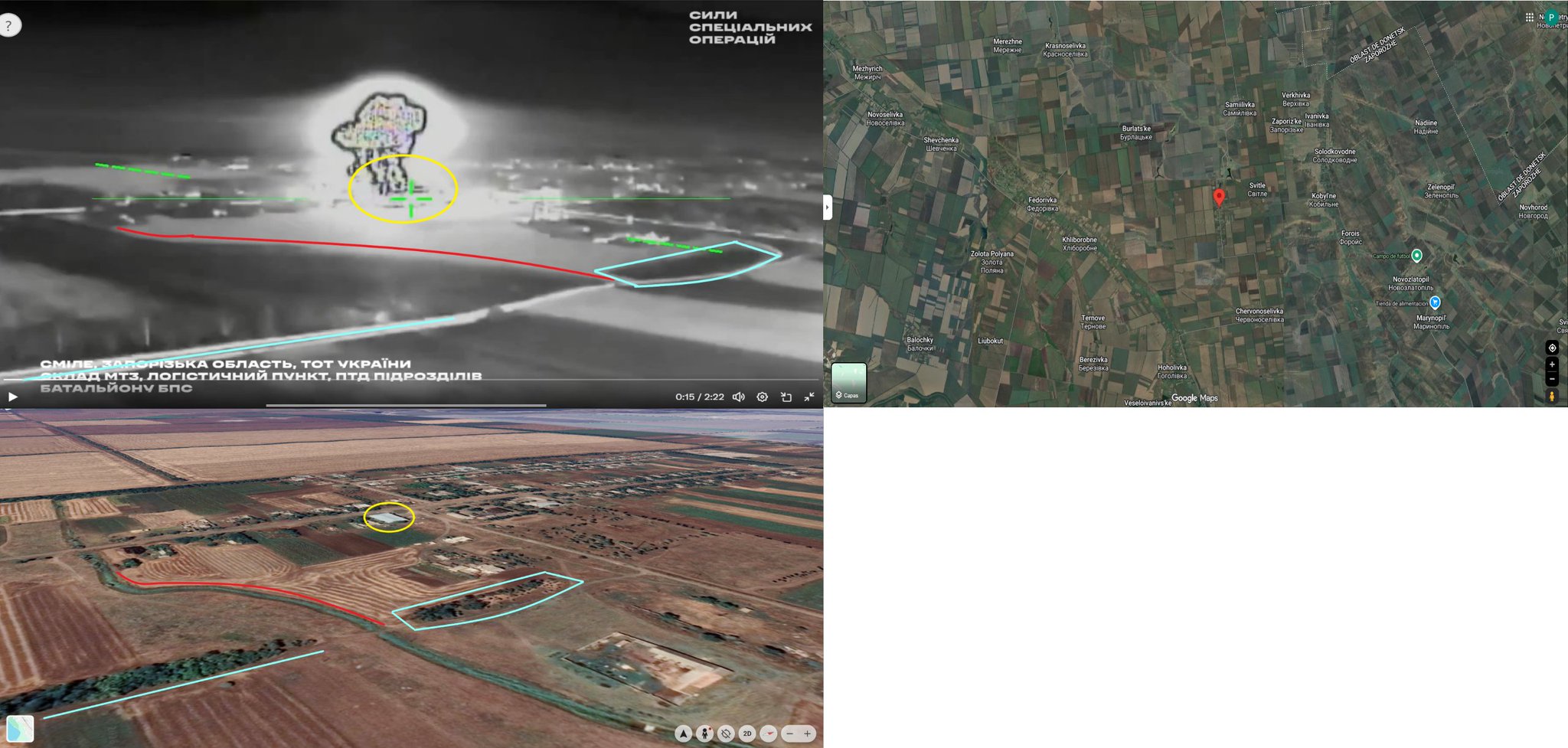 Ukrainian Special Forces Strike Russian Ammunition Depots in Zaporozhe