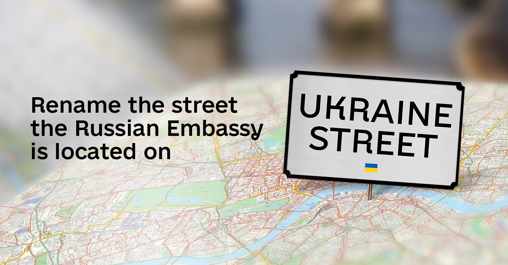 Ukraine campaign to rename Russian embassy streets ‘Ukraine Street’