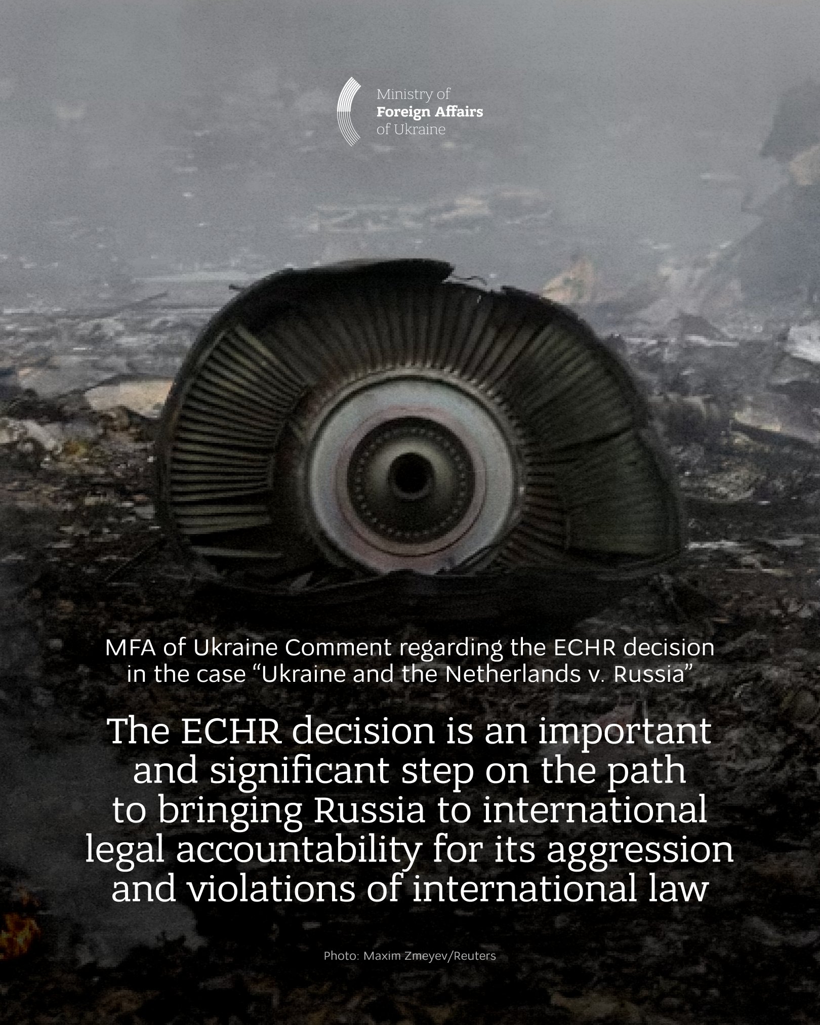 ECHR admits Ukraine and Netherlands v. Russia case