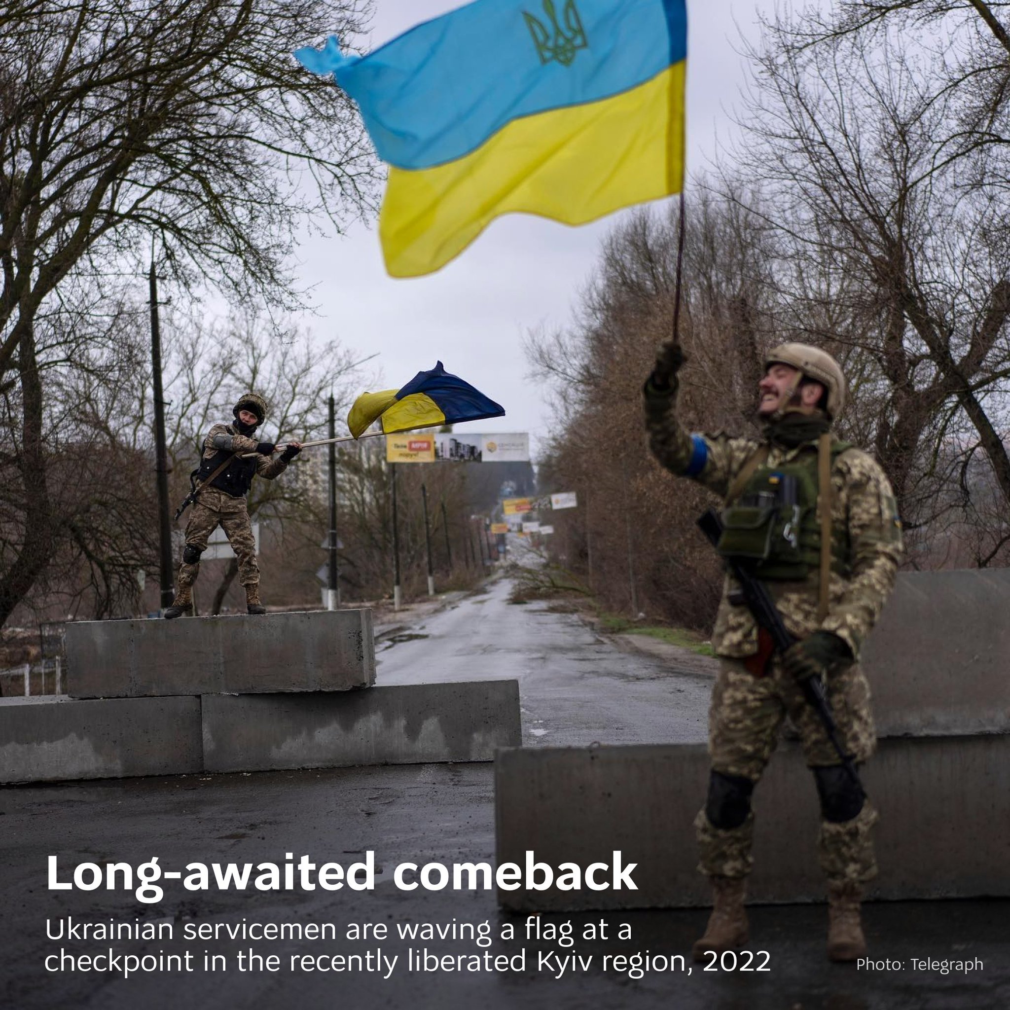 Ukraine’s Armed Forces liberate Kyiv region