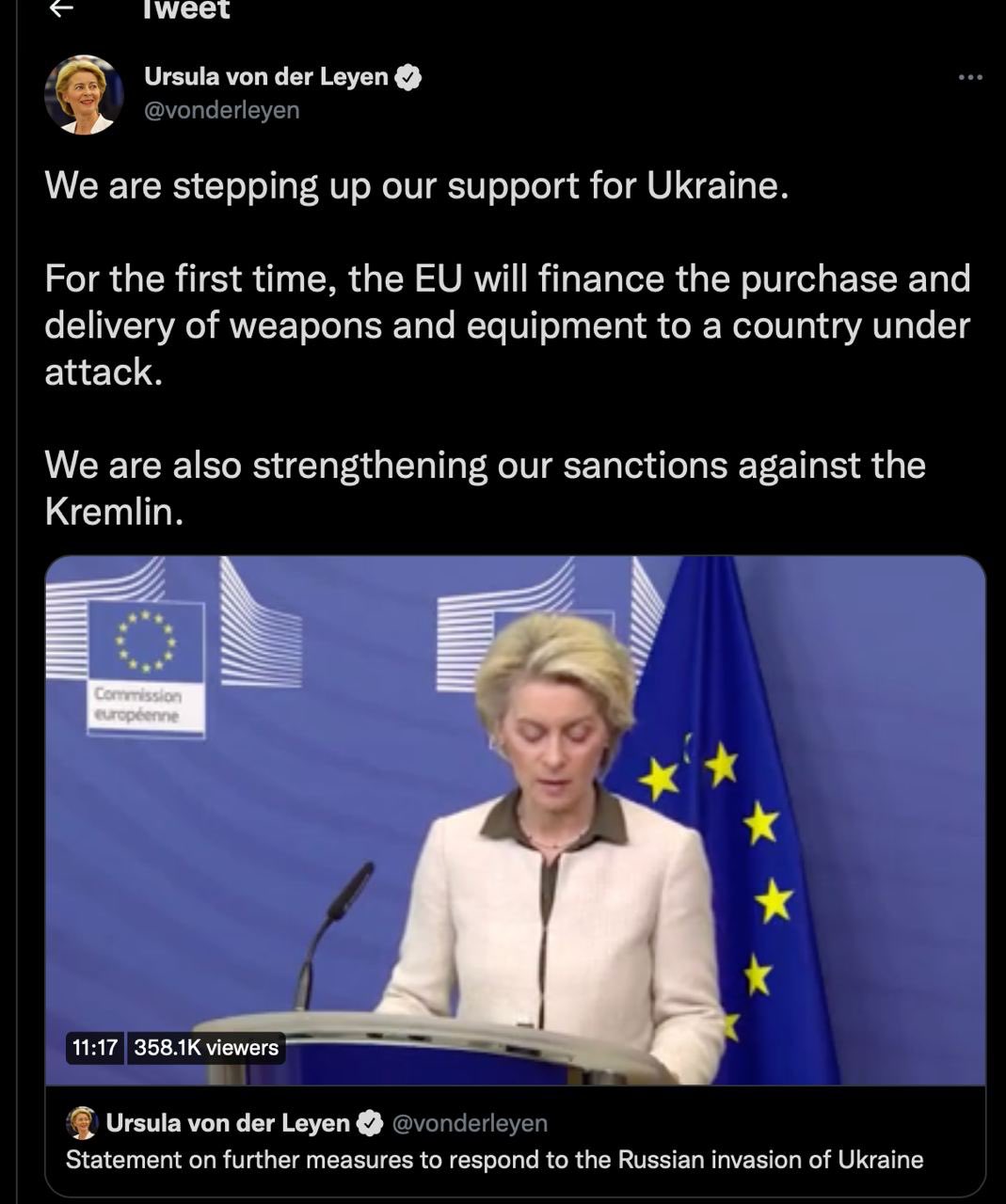 UE finance achats d’armes pour l’Ukraine