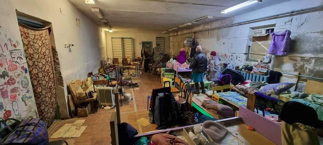 Civilians trapped in cellars in Ukraine face famine, thirst, and fear.