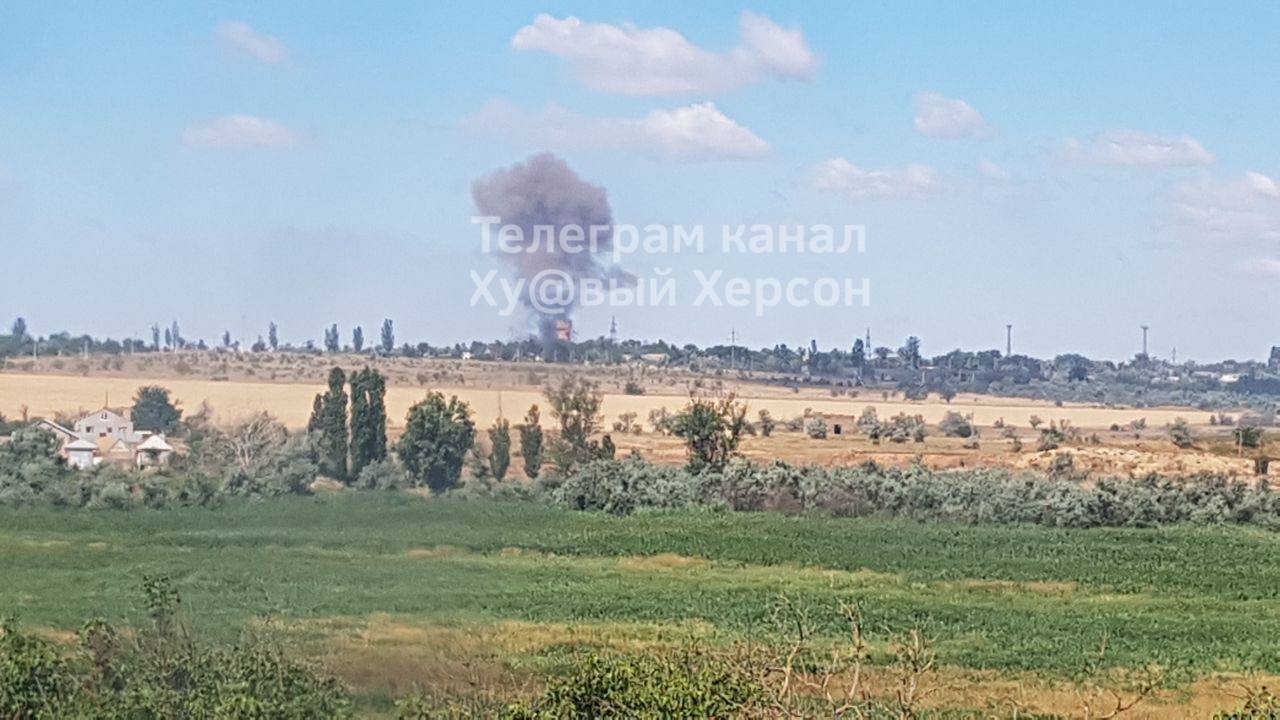 Powerful Explosion in Occupied Kherson Oblast