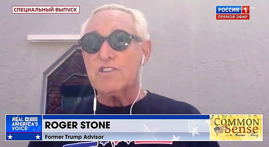 Roger Stone criticizes Ukraine on Russian state TV