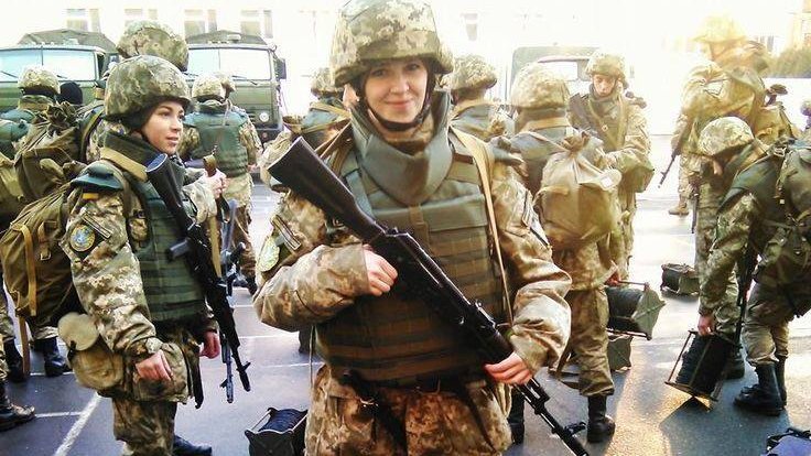 Thousands of women serve in the Ukrainian army