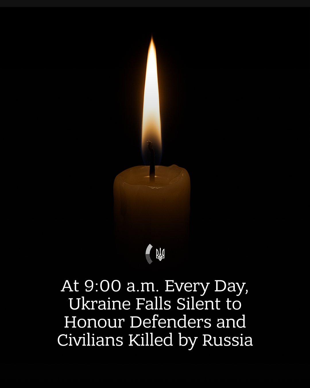 Ukraine’s daily minute of silence honors fallen soldiers and civilians